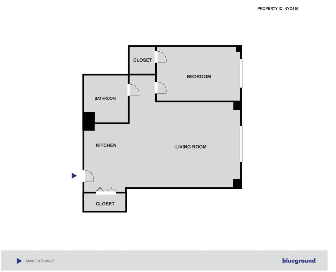 Pangsapuri Uws 1br W Doorman Elevator Nr Central Park Nyc-416